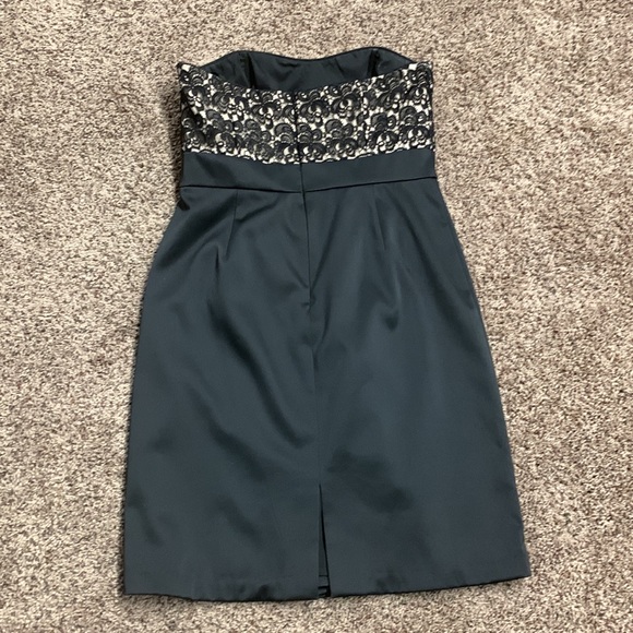 White House Black Market Strapless Dress with Lace Bodice - Picture 5 of 5